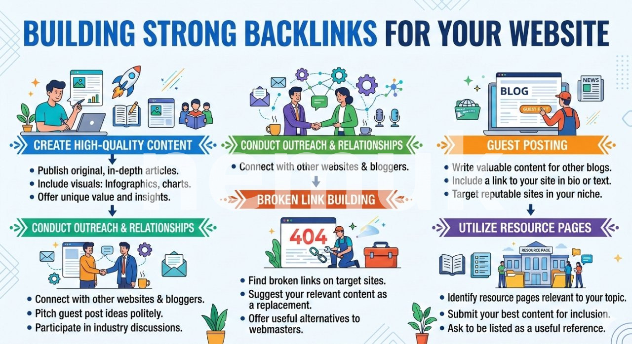 كيفية بناء باك لينك قوي لموقعك دليلك الشامل