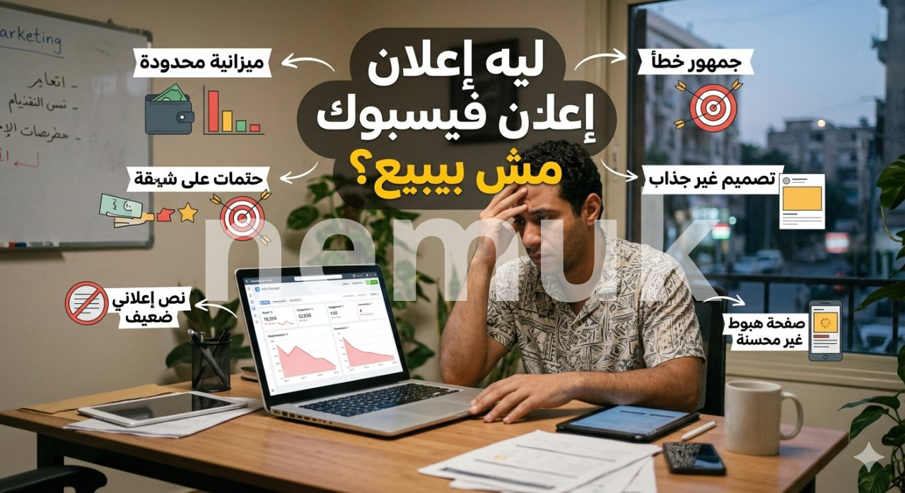 ليه إعلان فيسبوك مش بيبيع في 2026