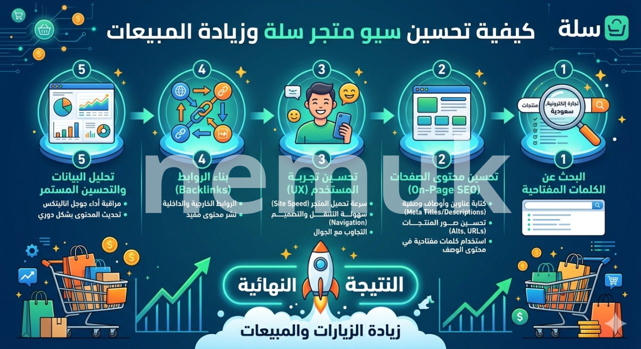 كيفية تحسين سيو متجر سلة وزيادة المبيعات