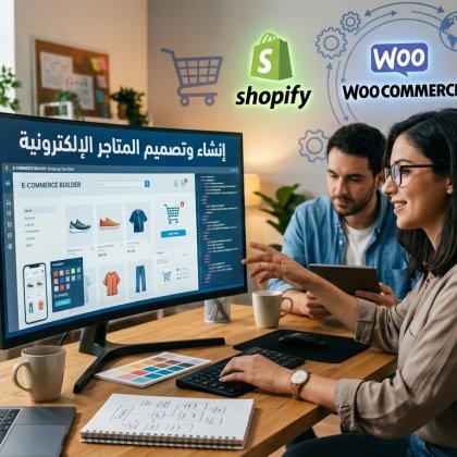 تصميم المتاجر الالكترونيه